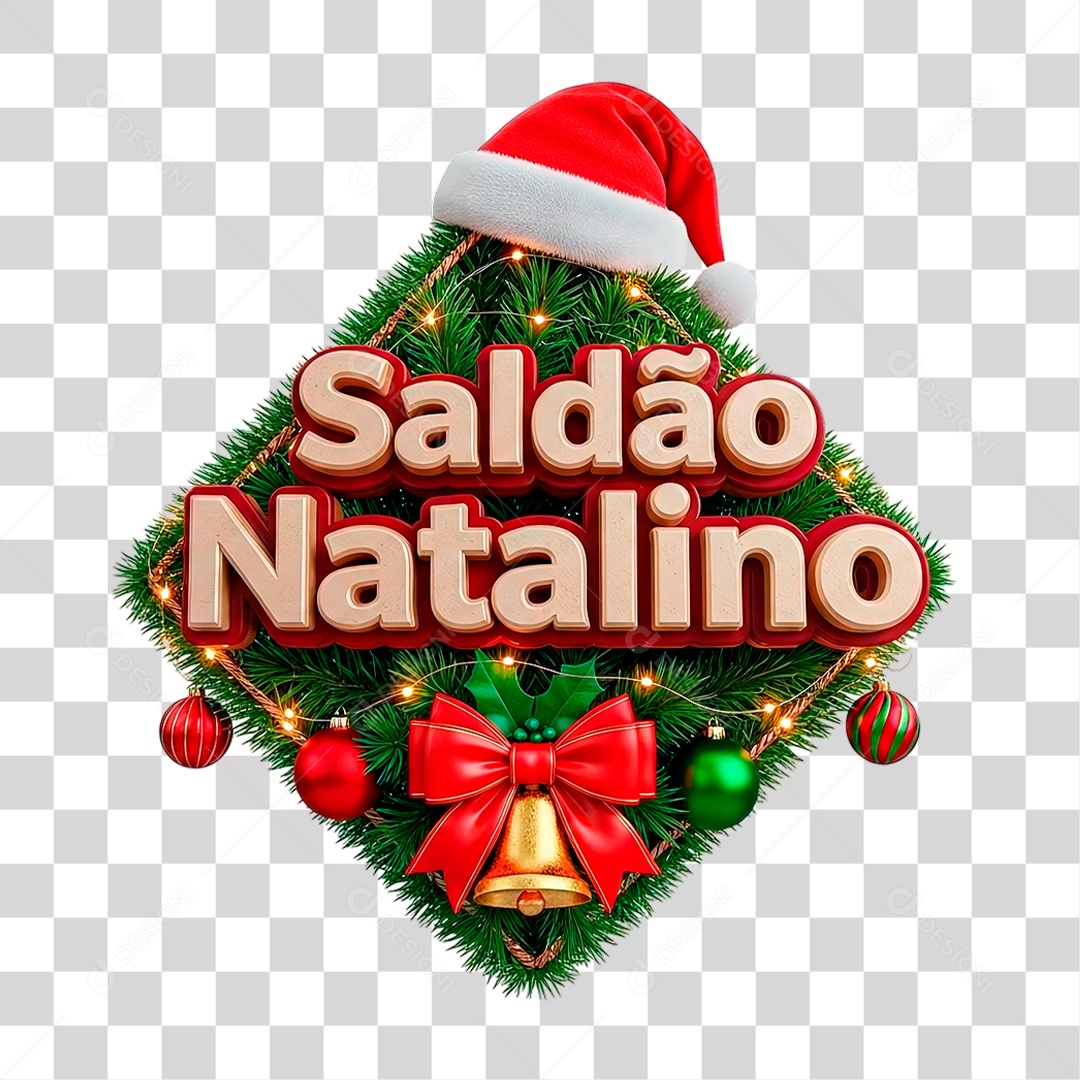 Saldão de Natalino PNG Transparente