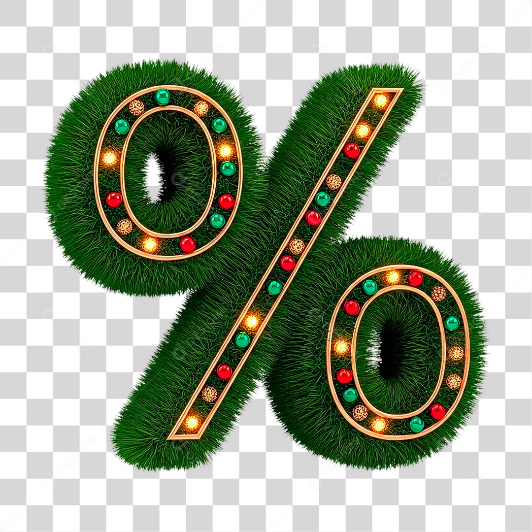 Ícone de Percentagem PNG Transparente