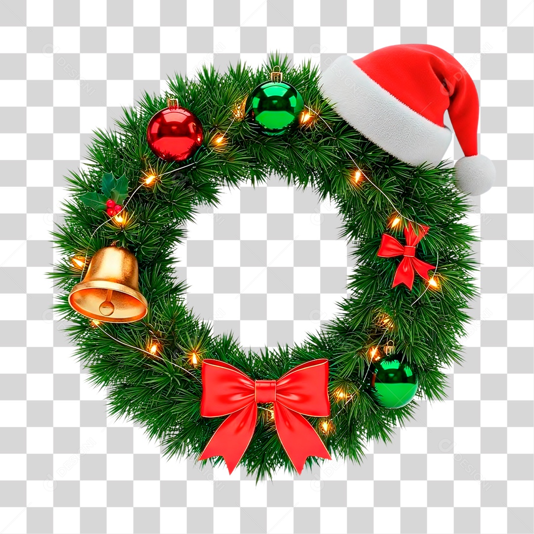 Guirlanda de Natal PNG Transparente