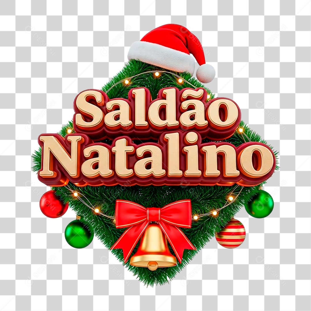Saldão de Natalino PNG Transparente