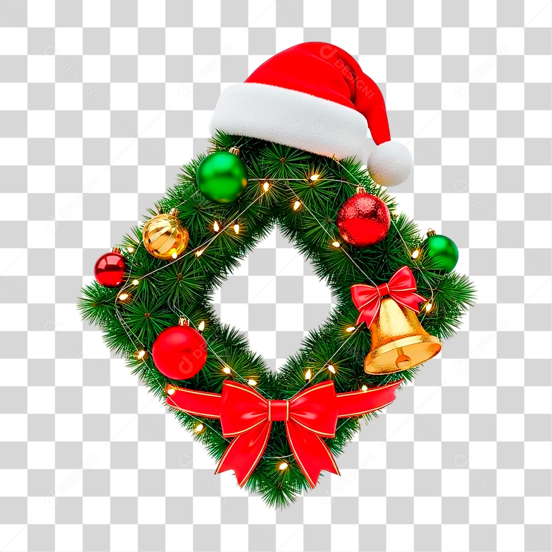 Guirlanda de Natal PNG Transparente