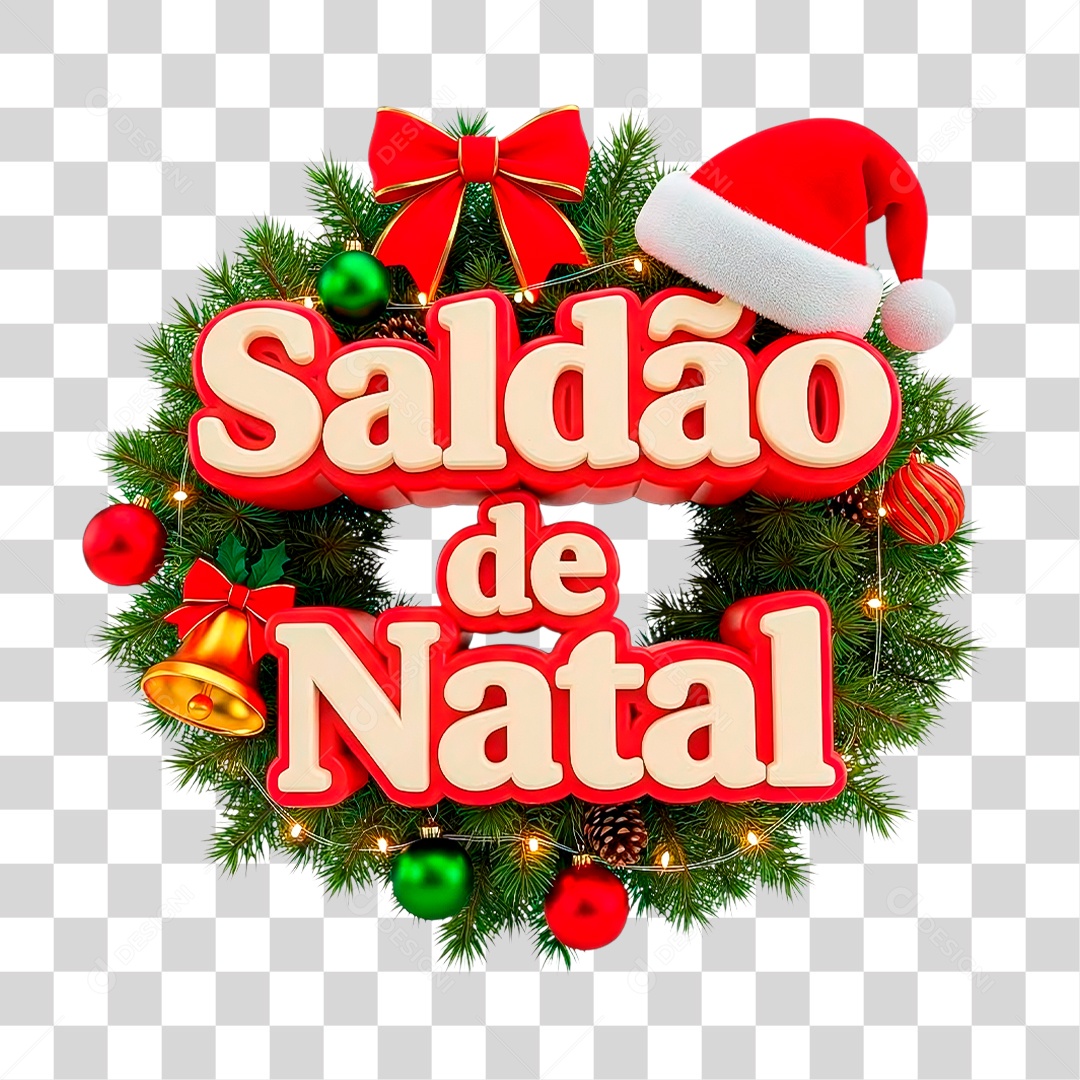 Saldão de Natal PNG Transparente