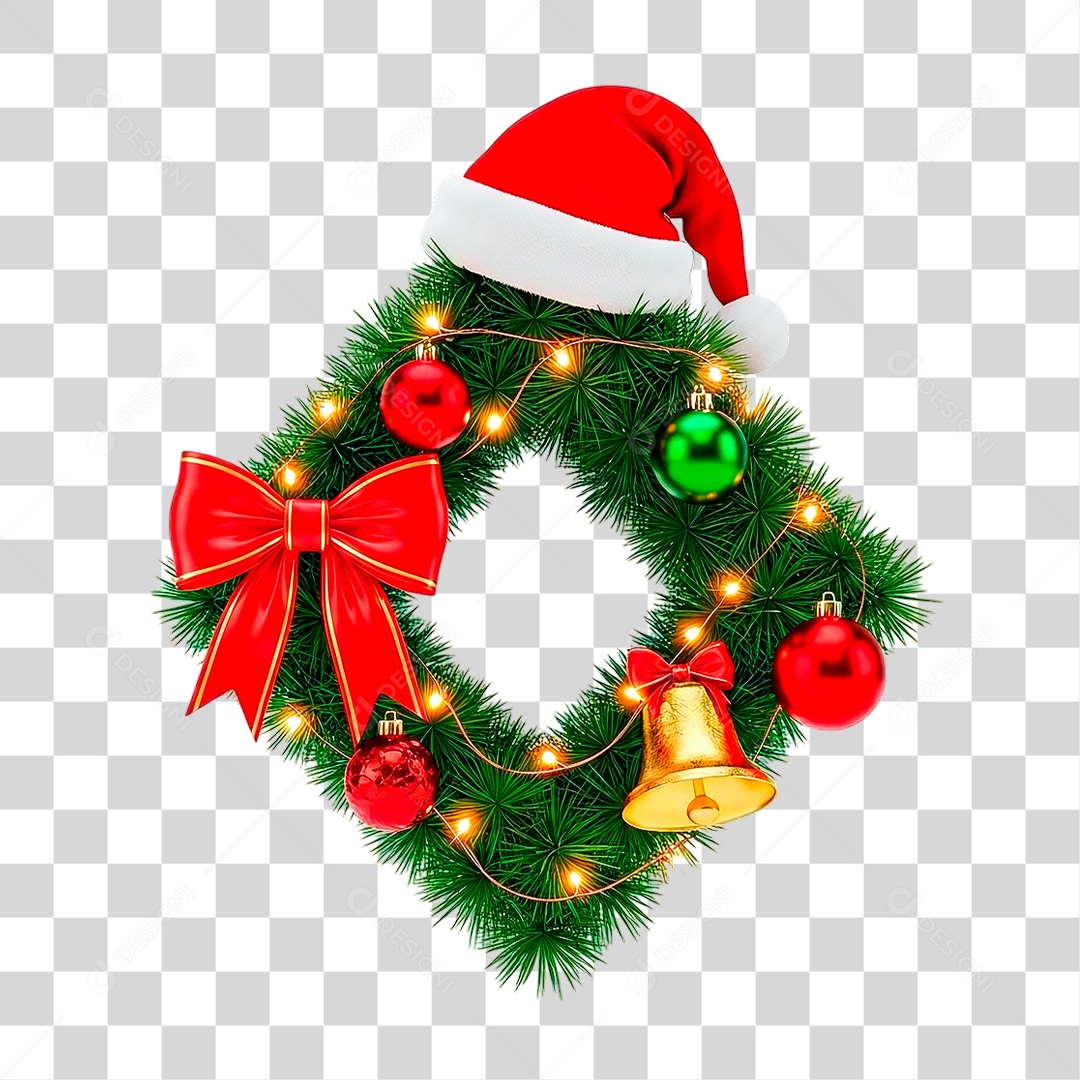 Guirlanda de Natal PNG Transparente
