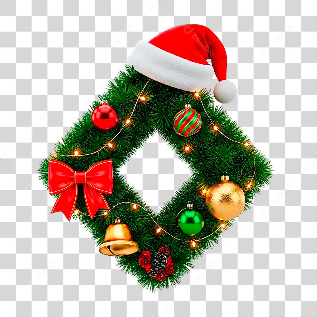 Guirlanda de Natal PNG Transparente