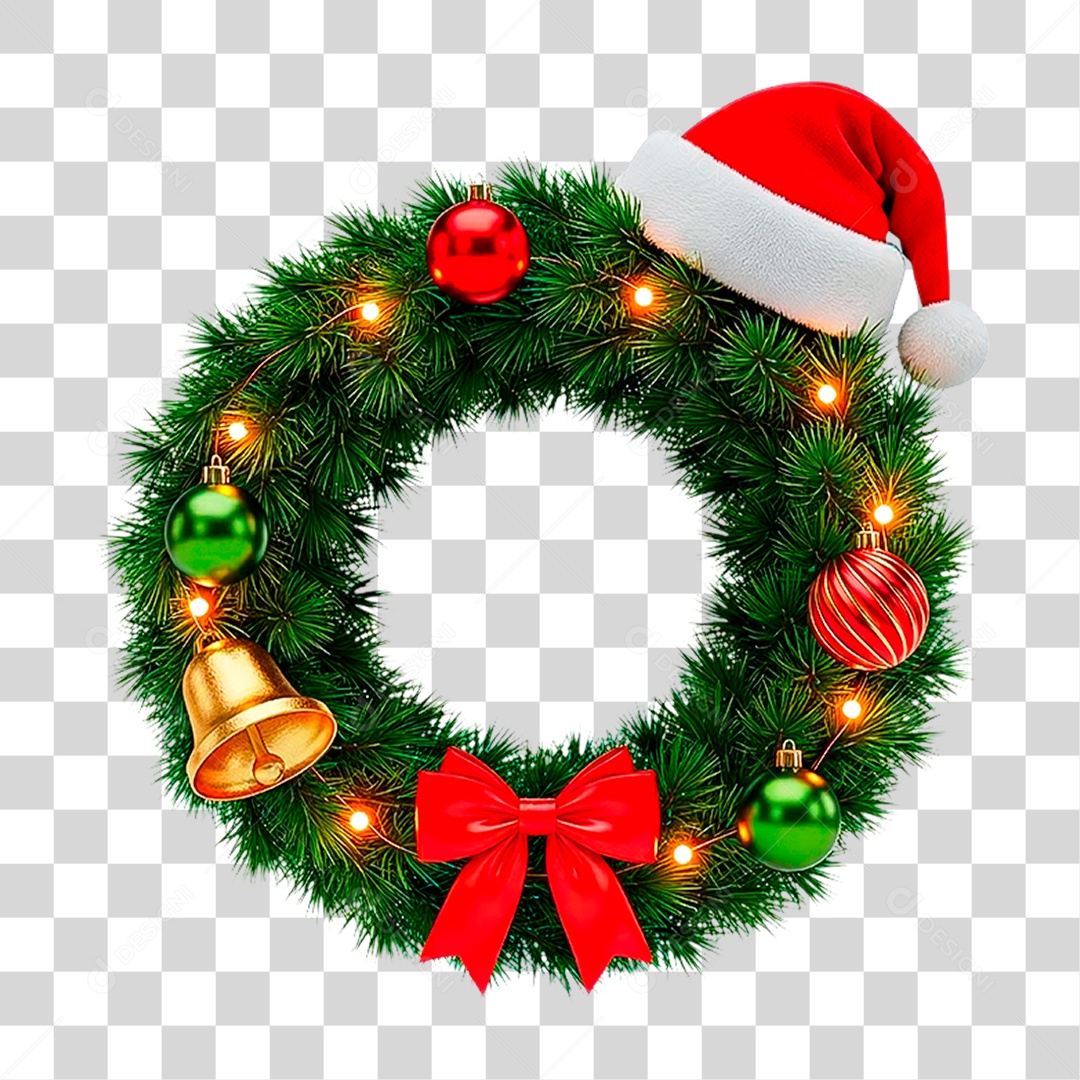 Guirlanda de Natal PNG Transparente