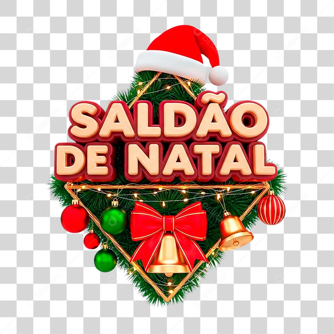 Saldão de Natal PNG Transparente