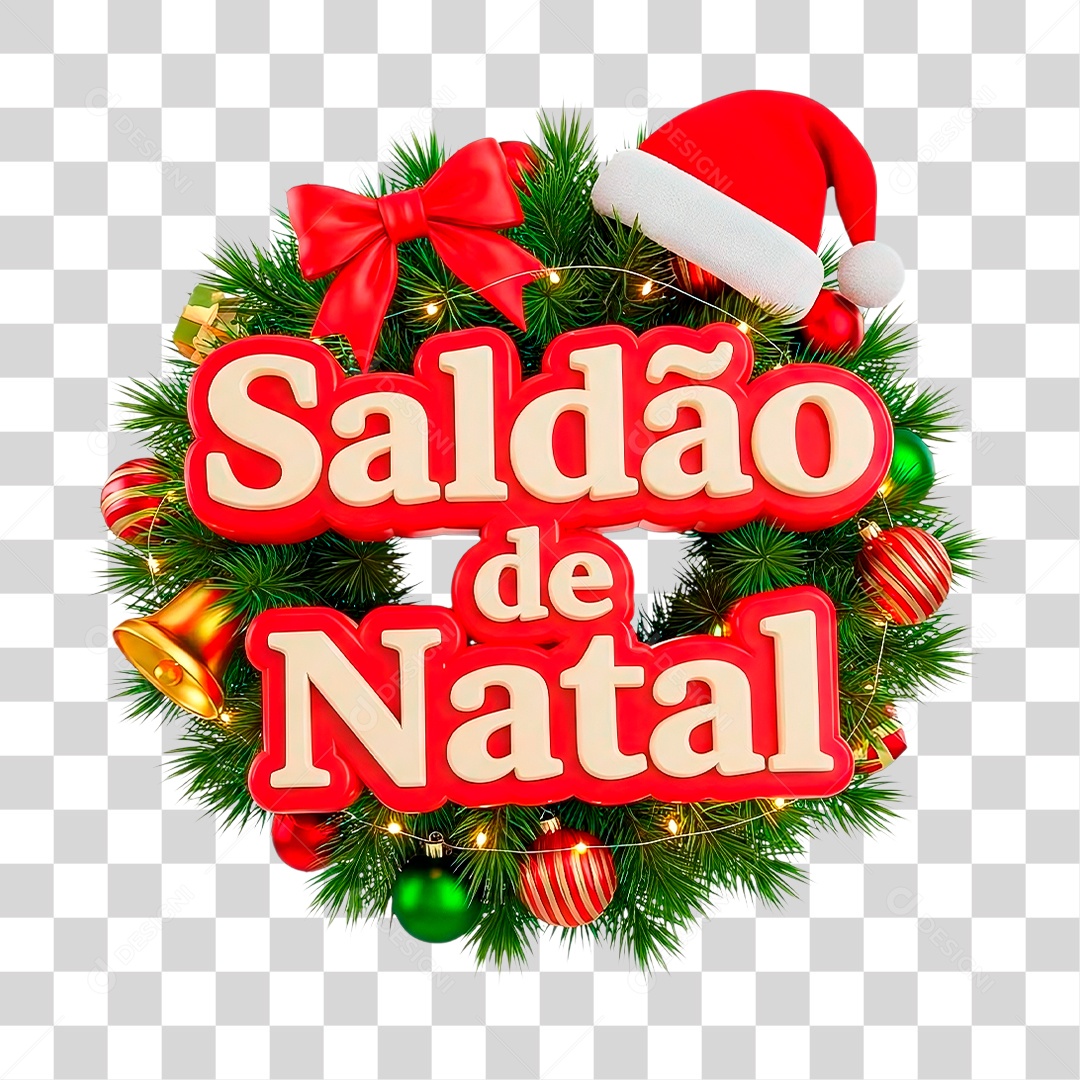 Saldão de Natal PNG Transparente
