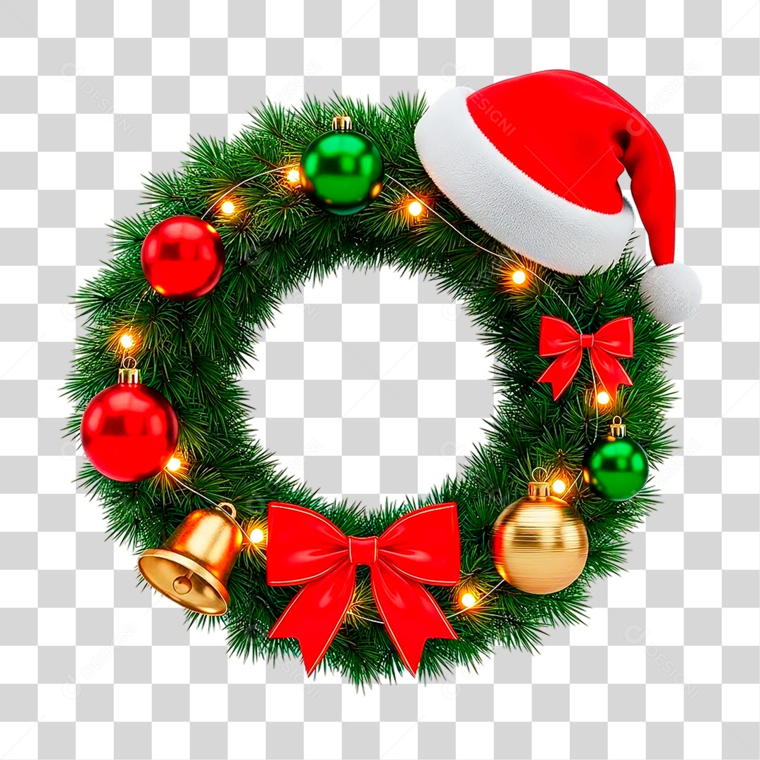Guirlanda de Natal PNG Transparente