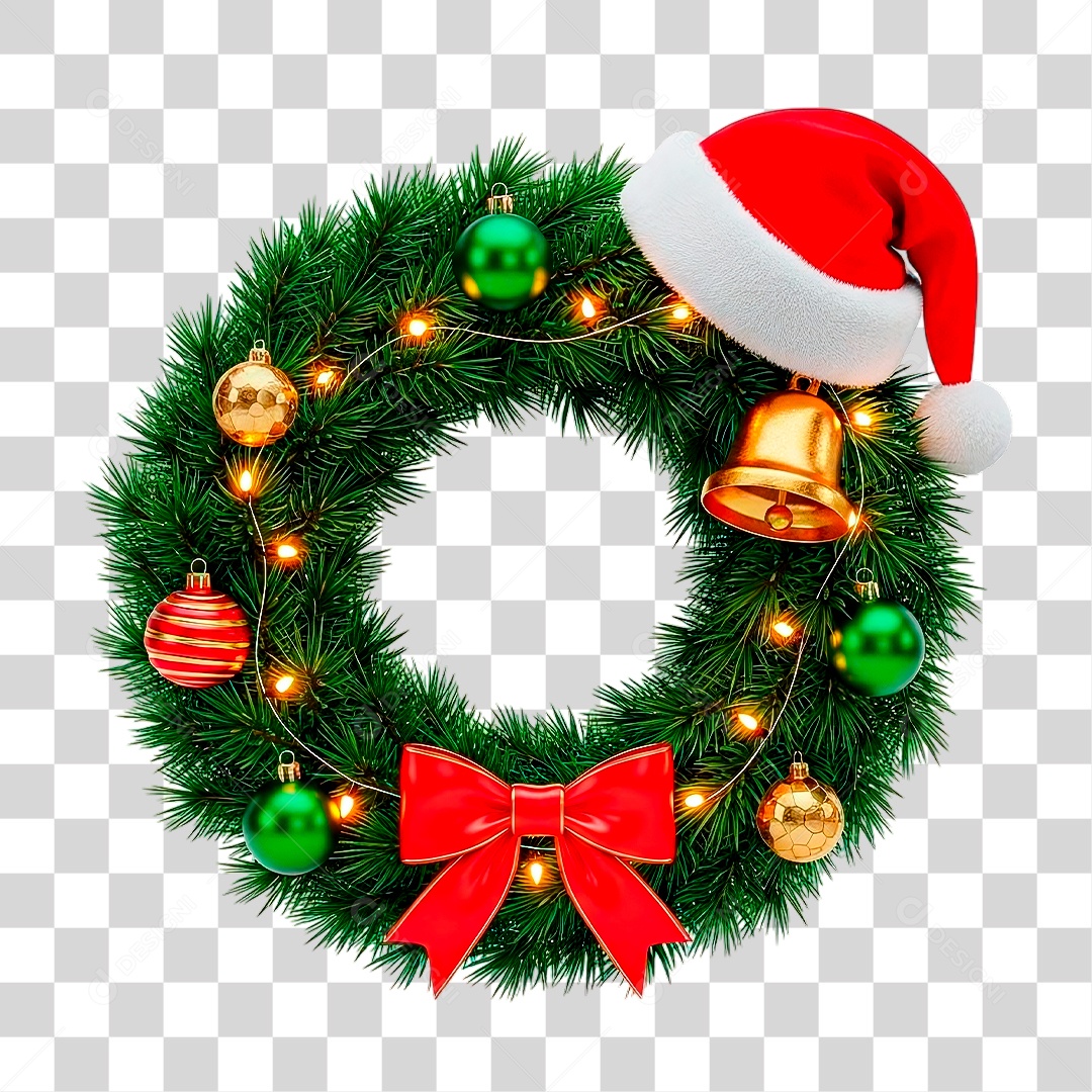 Guirlanda de Natal PNG Transparente