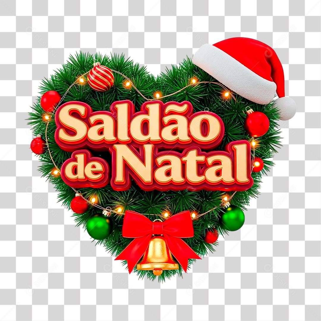 Saldão de Natal PNG Transparente