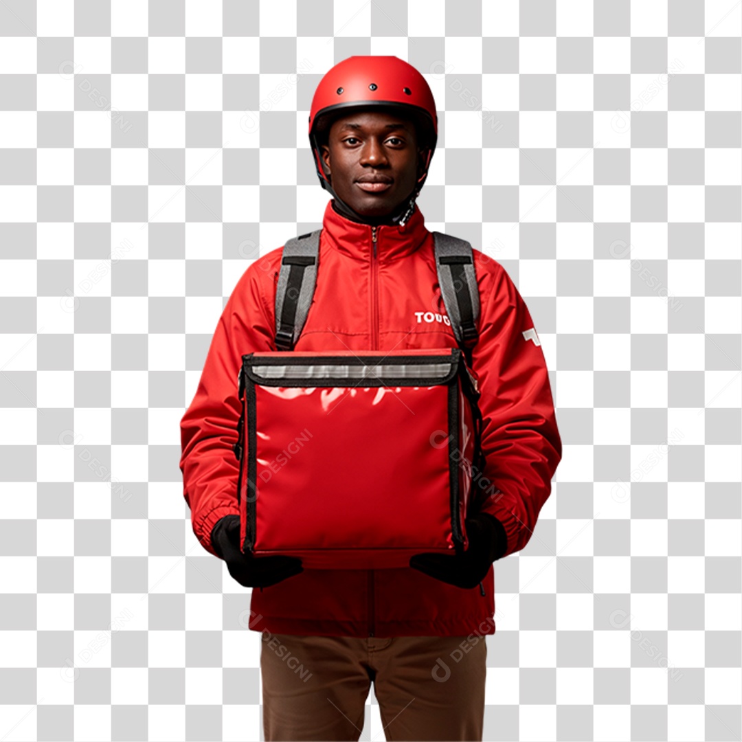 Entregador PNG Transparente