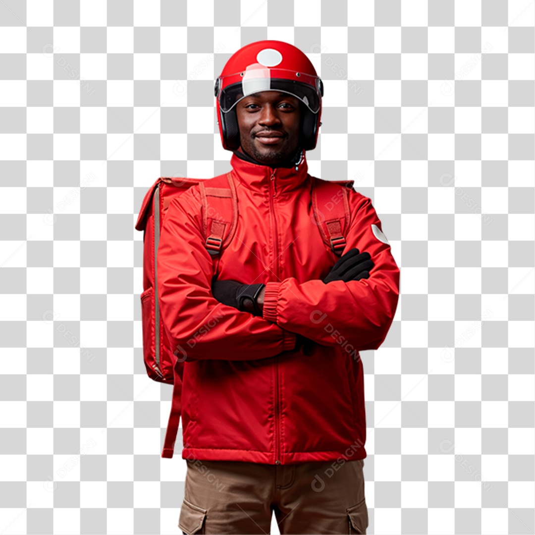 Entregador PNG Transparente