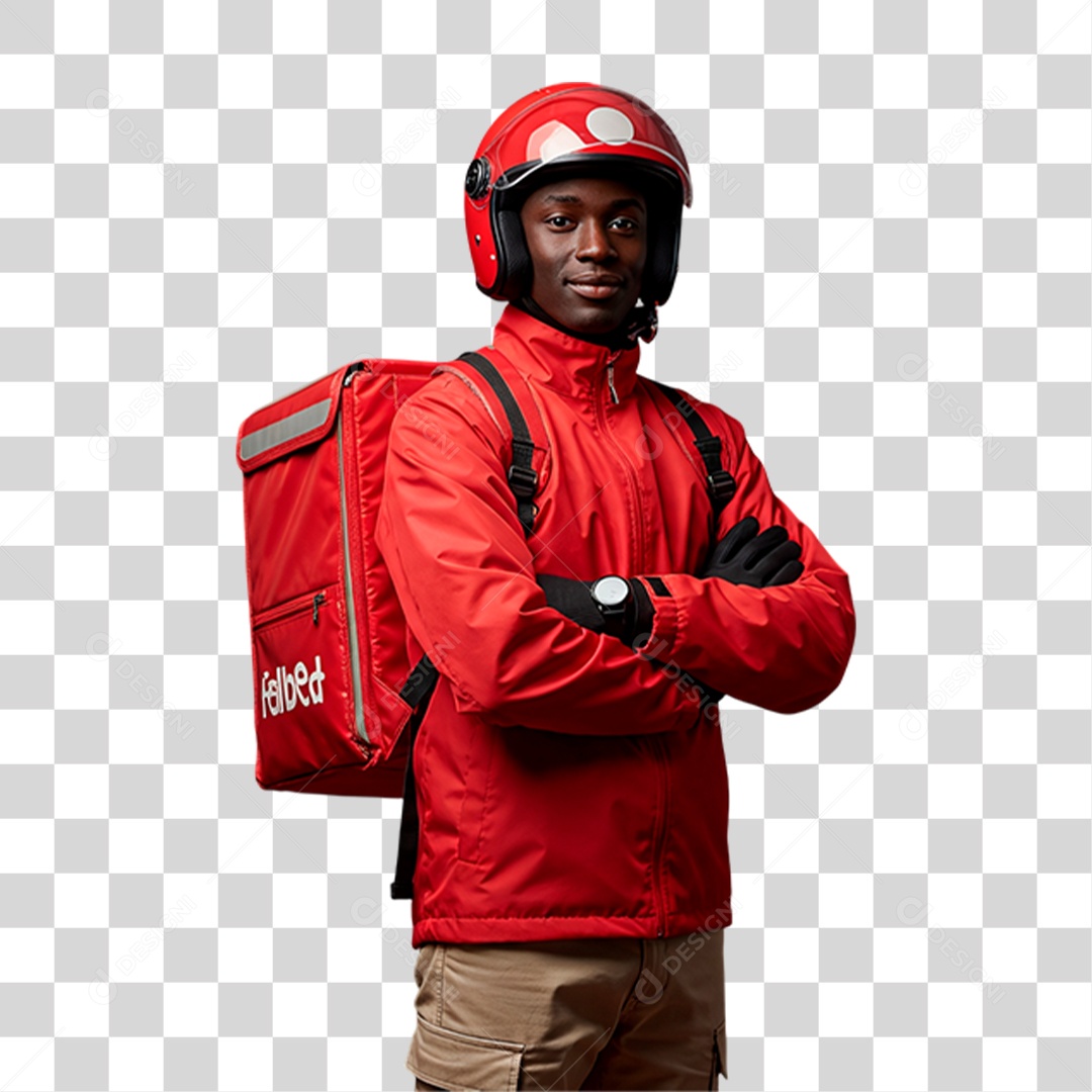 Entregador PNG Transparente