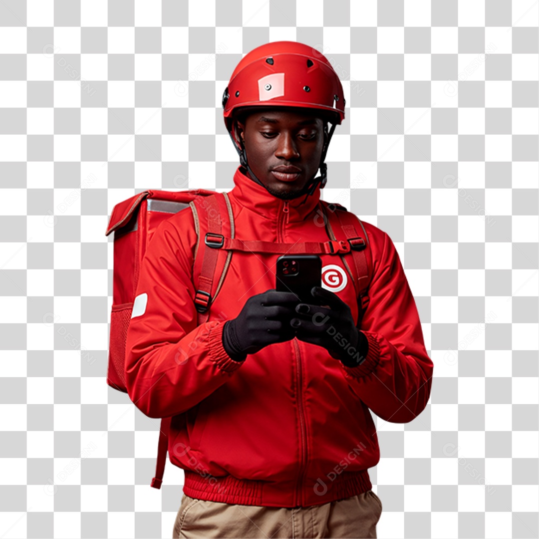 Entregador PNG Transparente