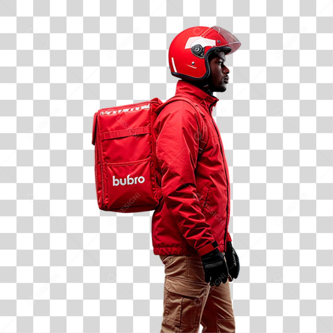 Entregador PNG Transparente