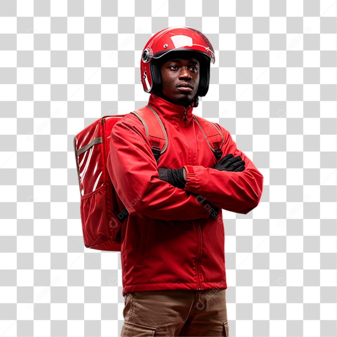 Entregador PNG Transparente