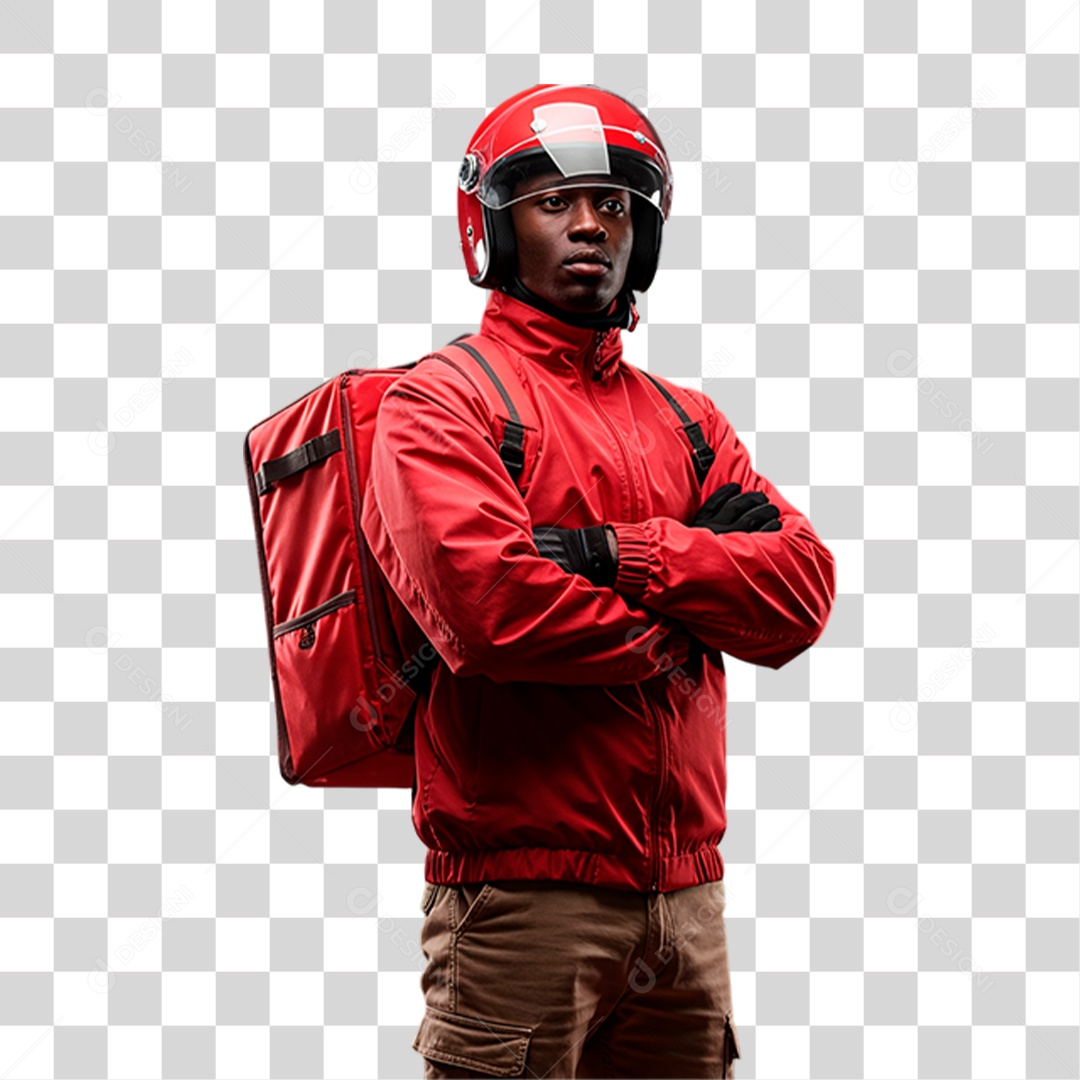 Entregador PNG Transparente