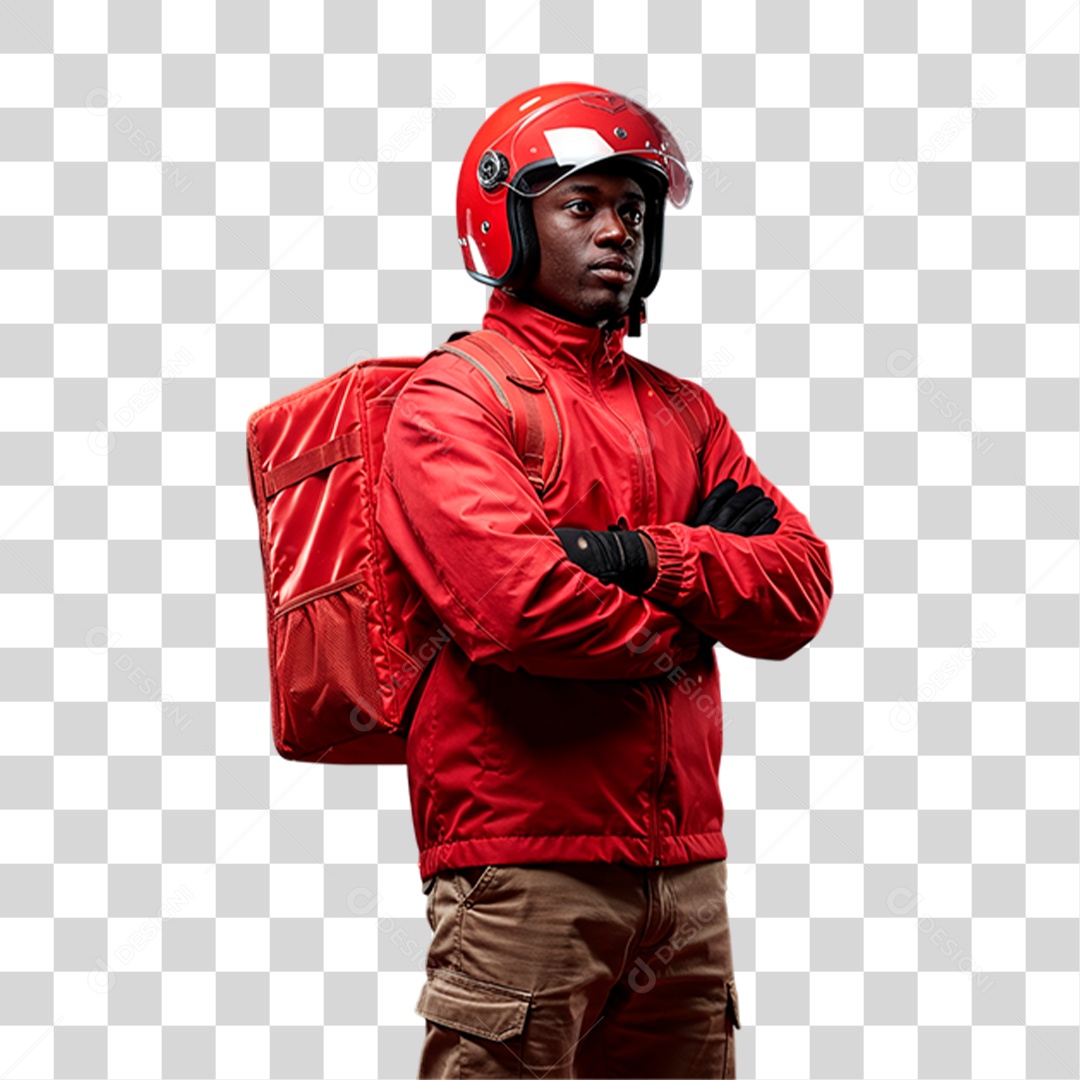 Entregador PNG Transparente