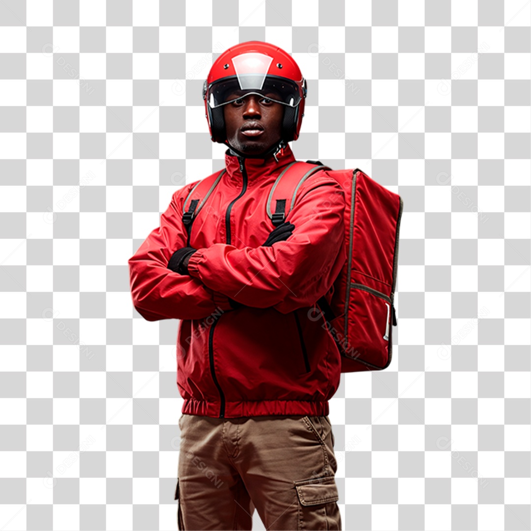 Entregador PNG Transparente