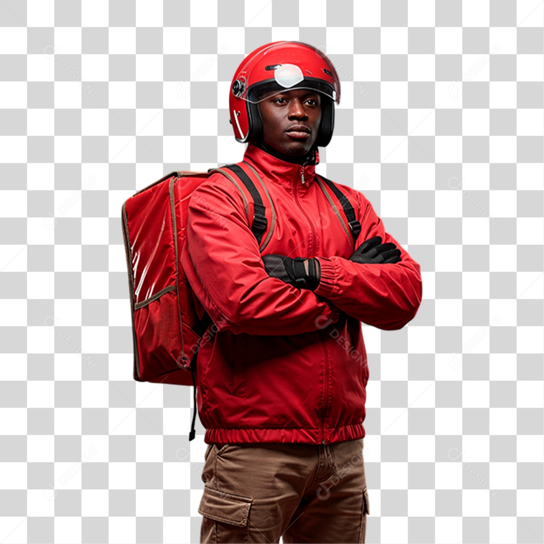 Entregador PNG Transparente