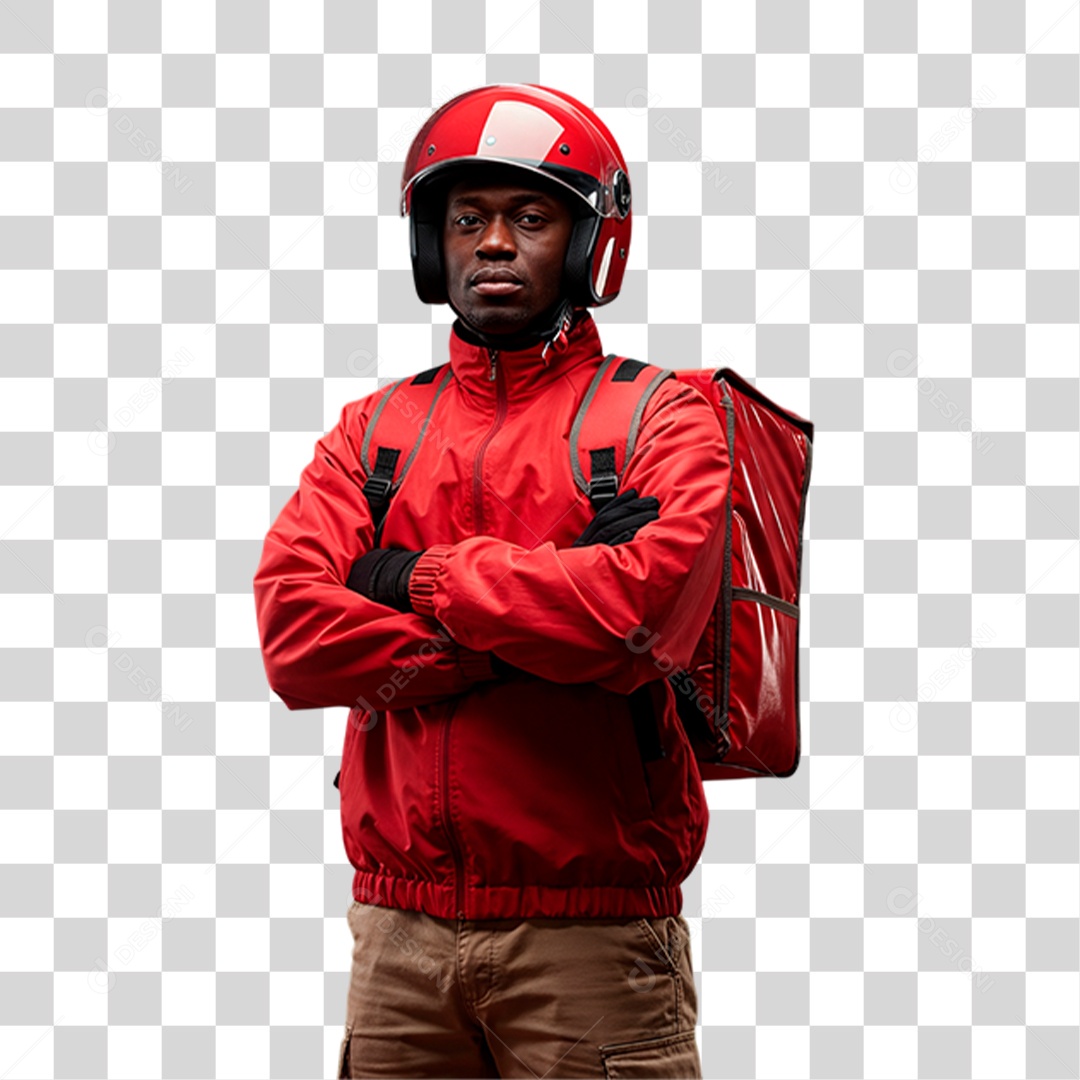 Entregador PNG Transparente