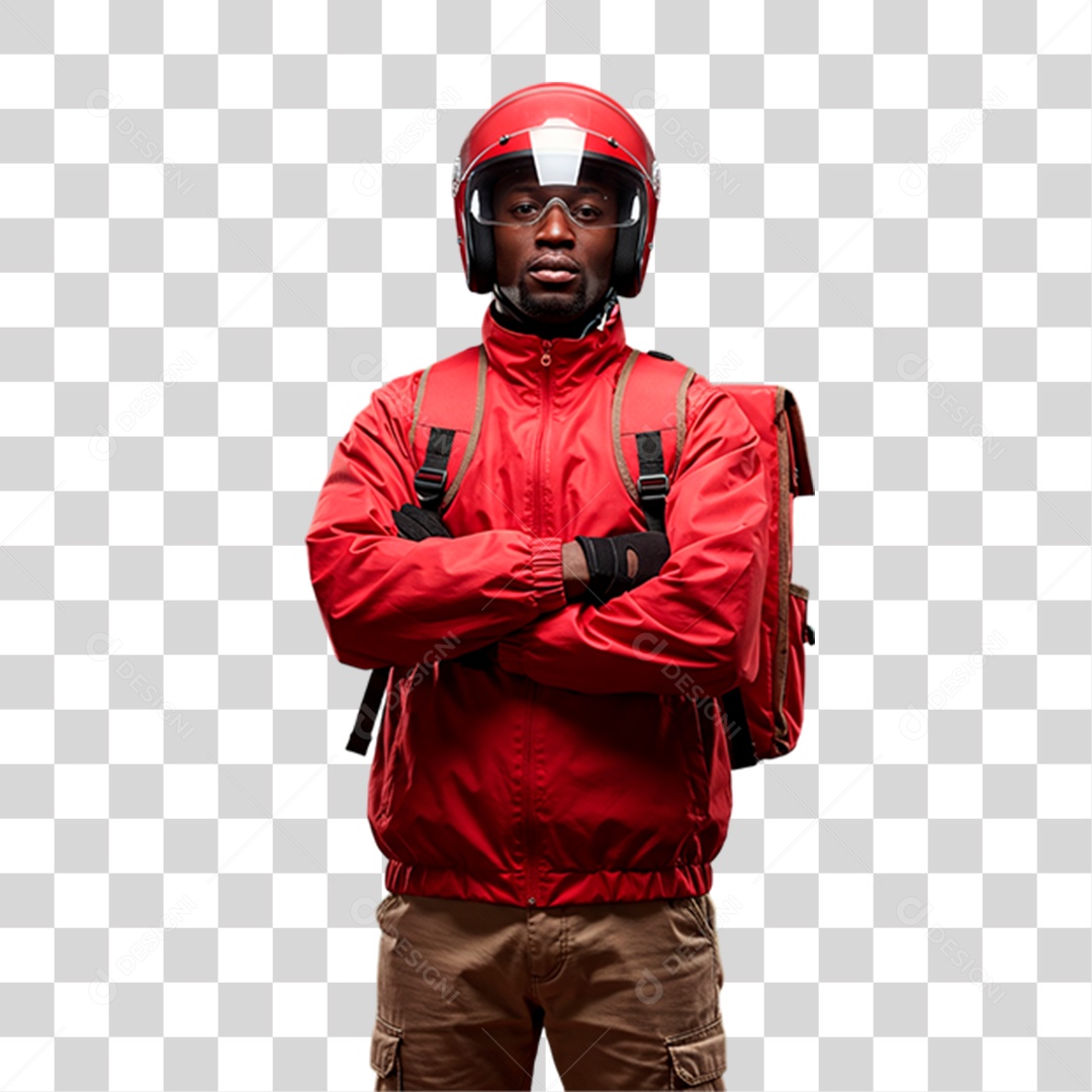 Entregador PNG Transparente