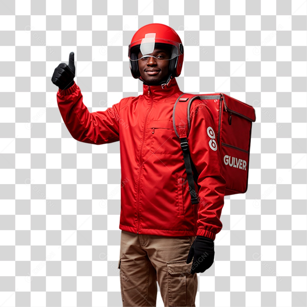 Entregador PNG Transparente