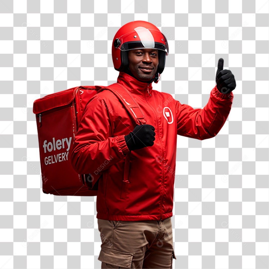 Entregador PNG Transparente