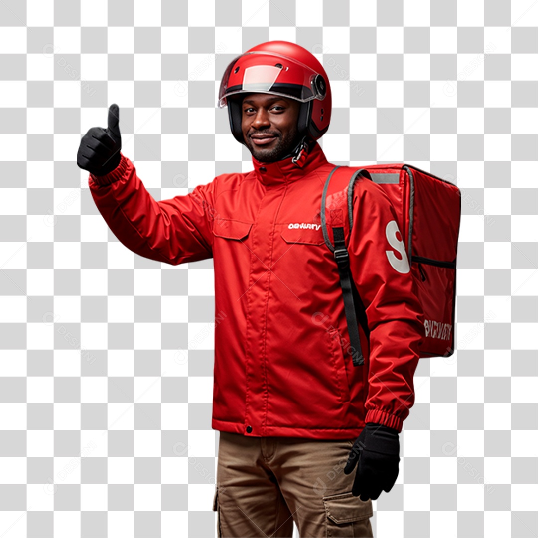 Entregador PNG Transparente