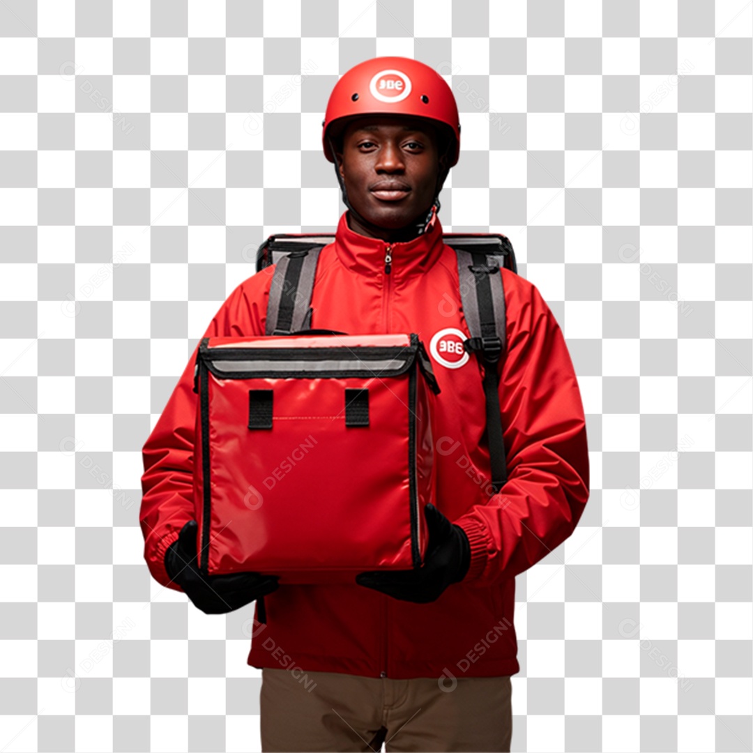 Entregador PNG Transparente