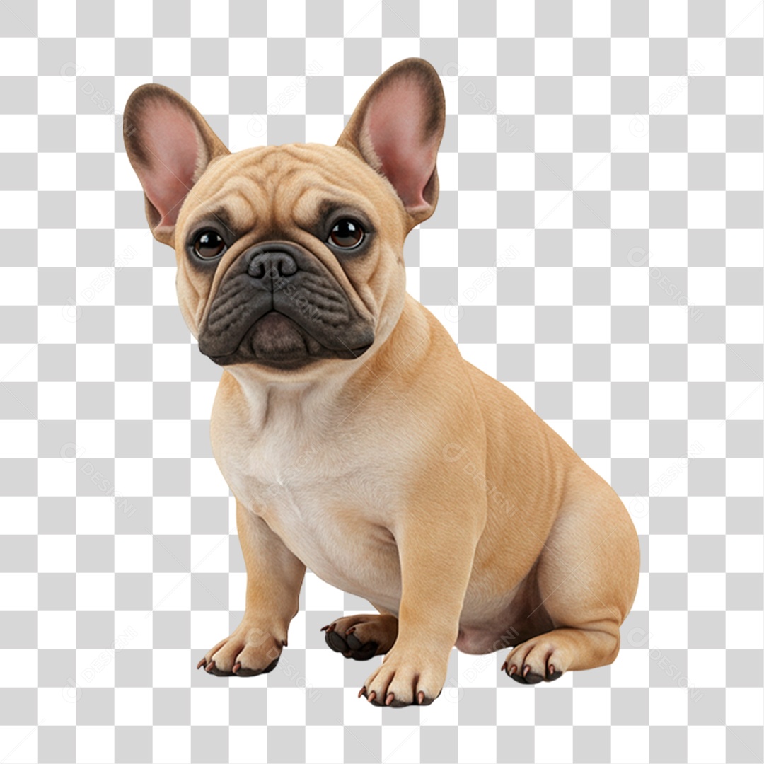 Filhote de Buldogue PNG Transparente