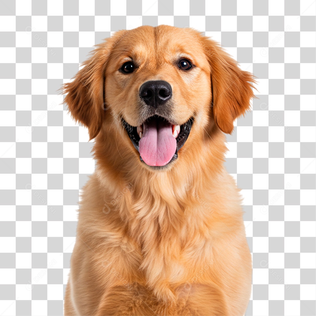 Cão Golden Retriever PNG Transparente