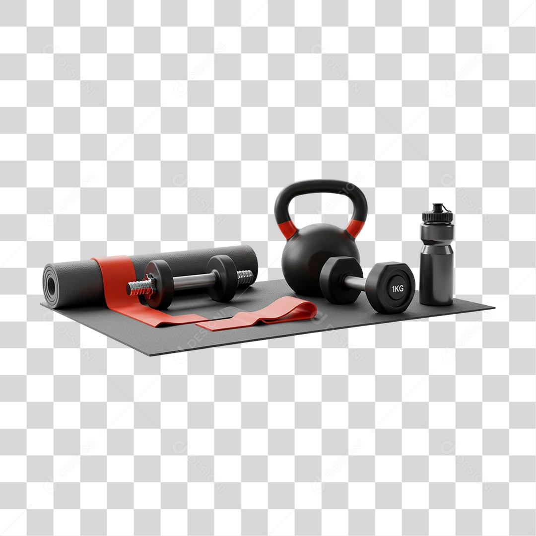 Equipamentos de Academia PNG Transparente