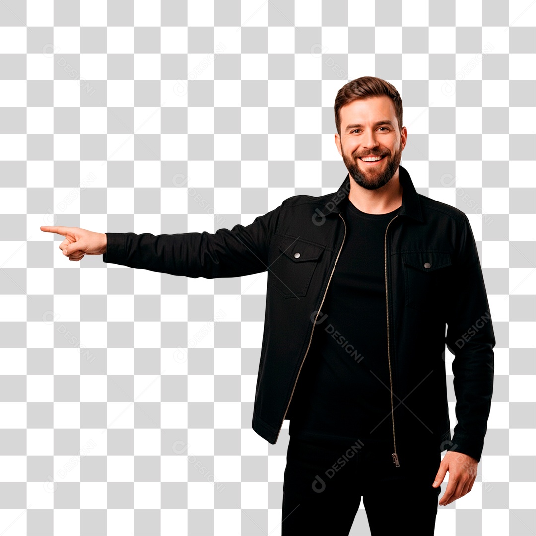 Homem Sorridente PNG Transparente