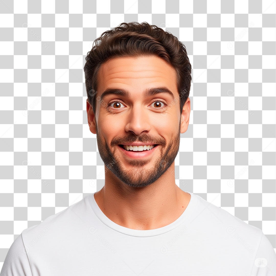 Homem Sorridente PNG Transparente