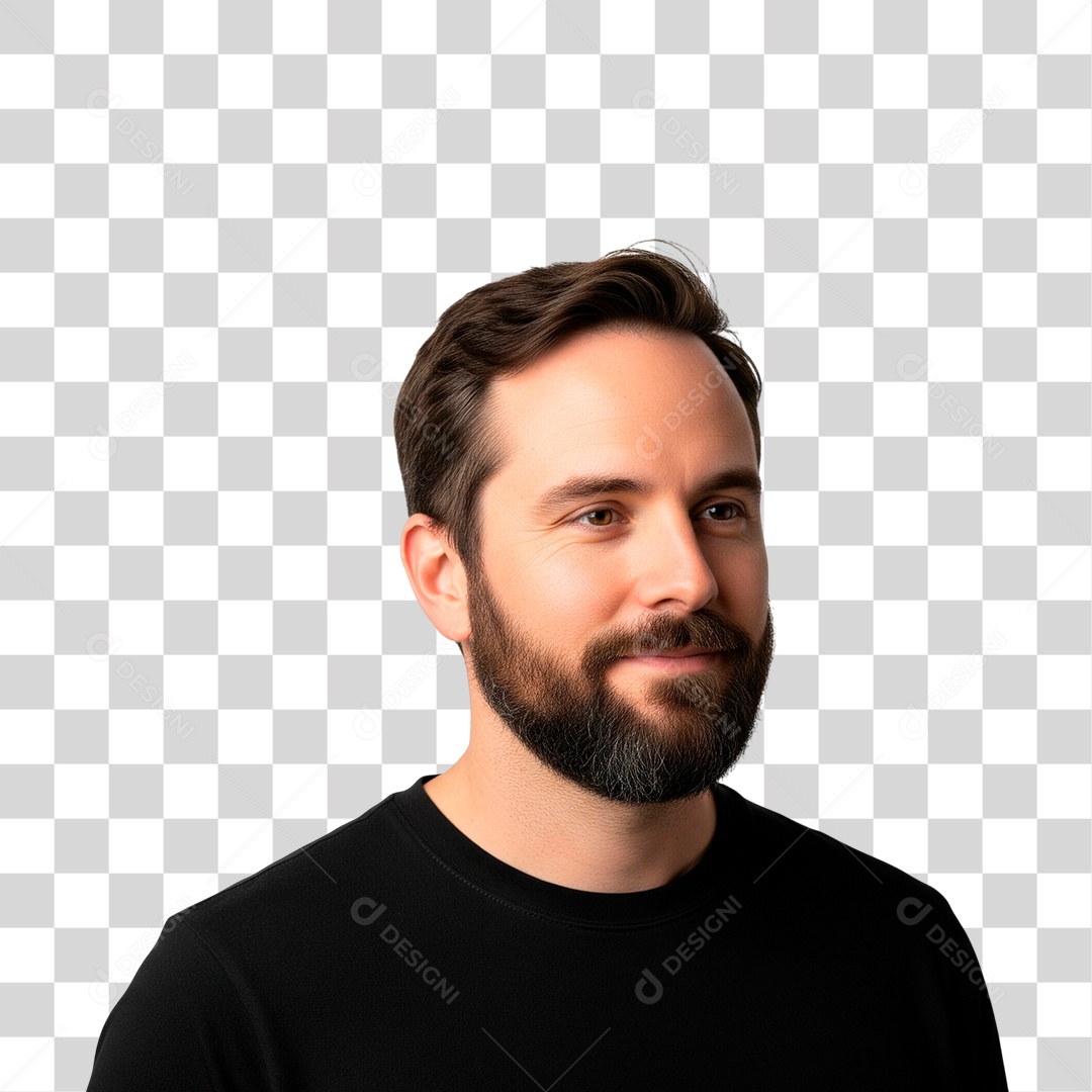 Homem Sorridente PNG Transparente