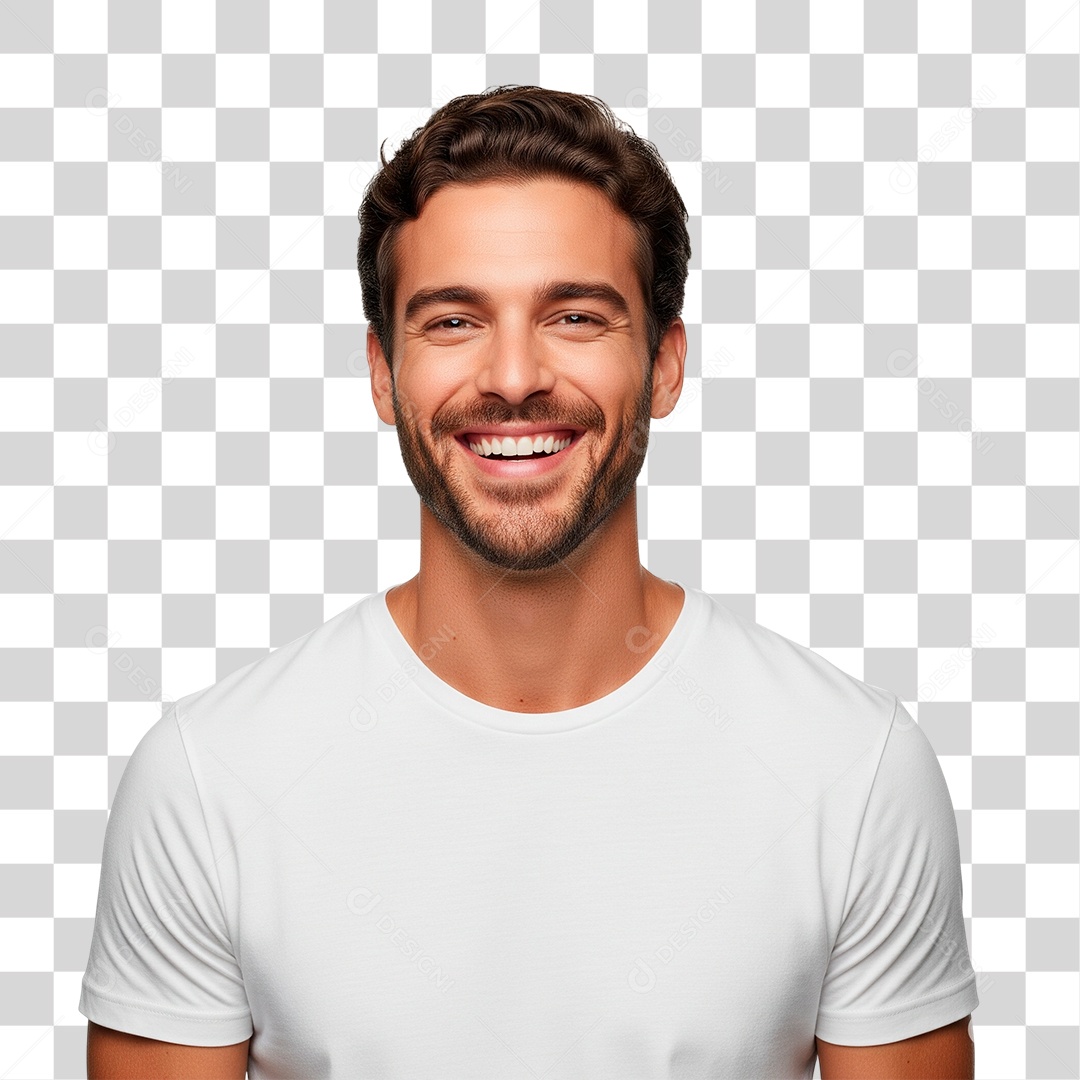 Homem Sorridente PNG Transparente