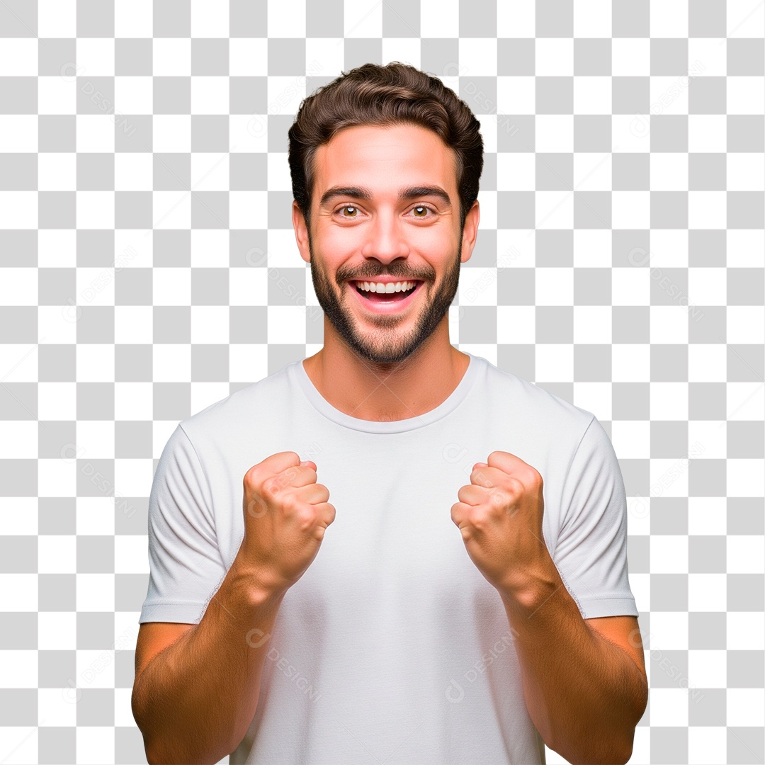 Homem Sorridente PNG Transparente