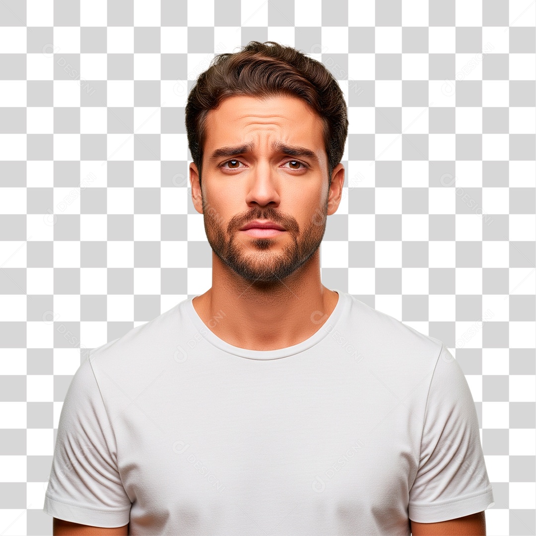 Homem Sério PNG Transparente