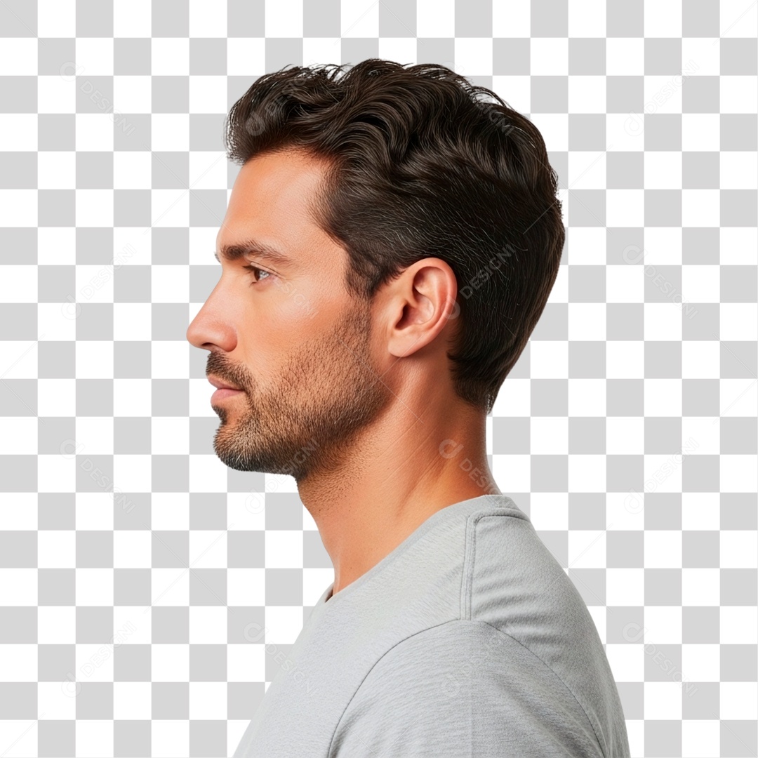 Homem Sorridente PNG Transparente