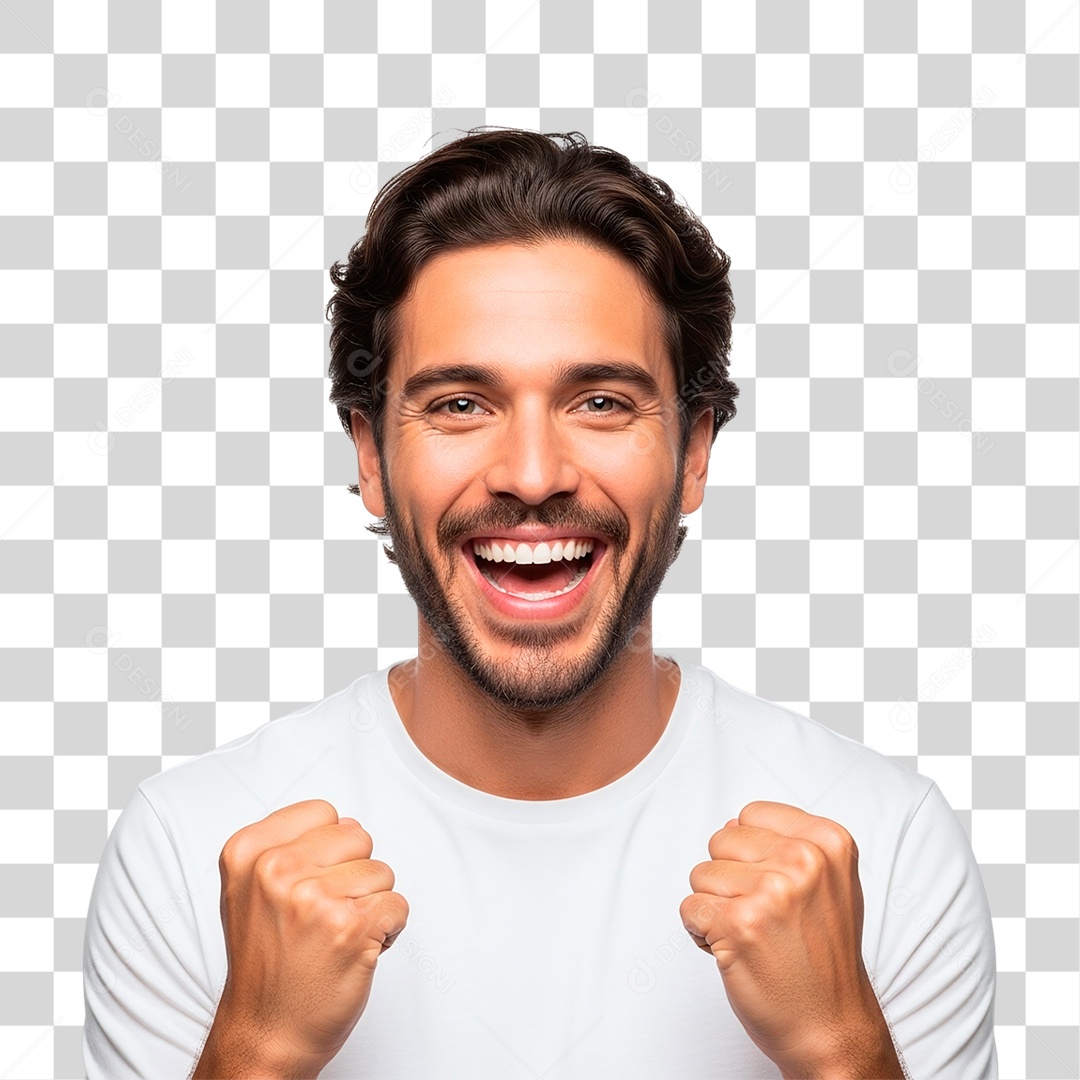 Homem Sorridente PNG Transparente