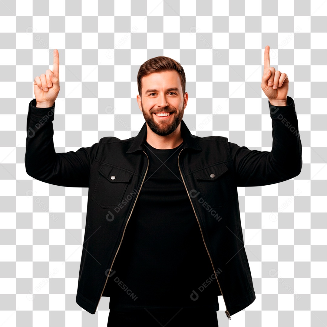 Homem Sorridente PNG Transparente