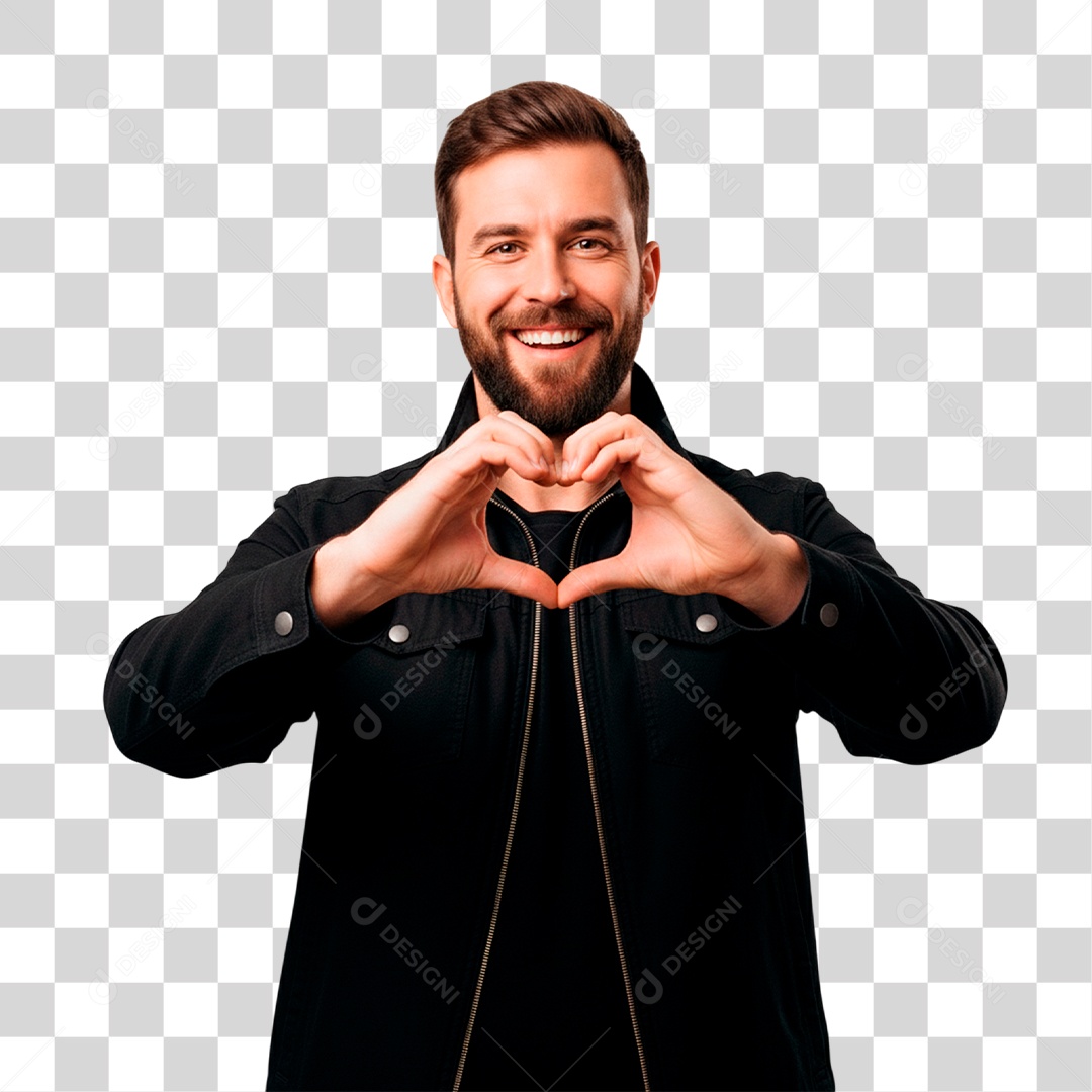 Homem Sorridente PNG Transparente