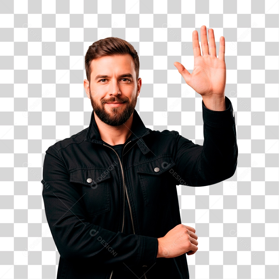 Homem Sorridente PNG Transparente