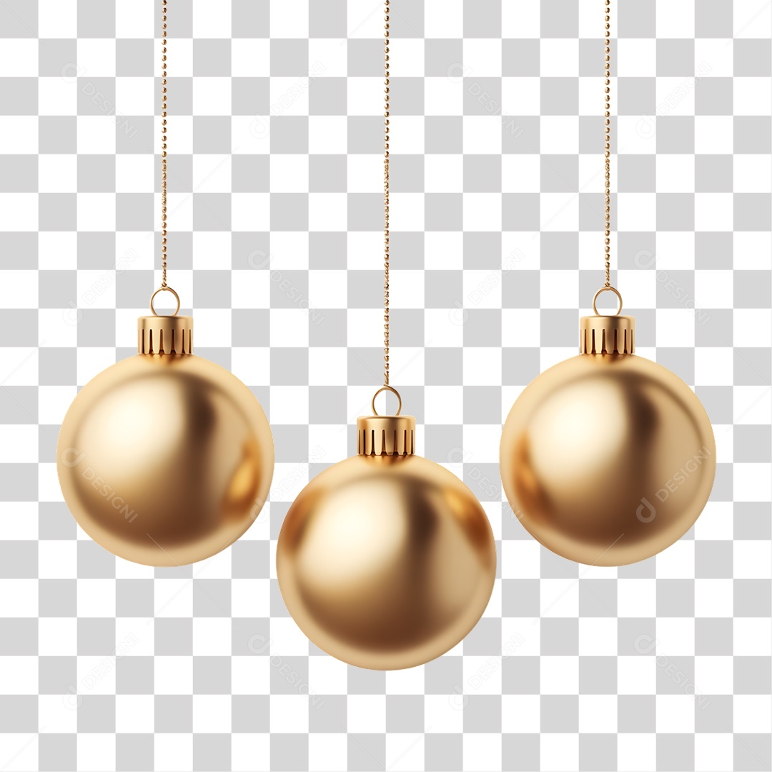 Bola Decoração de Ano Novo PNG Transparente