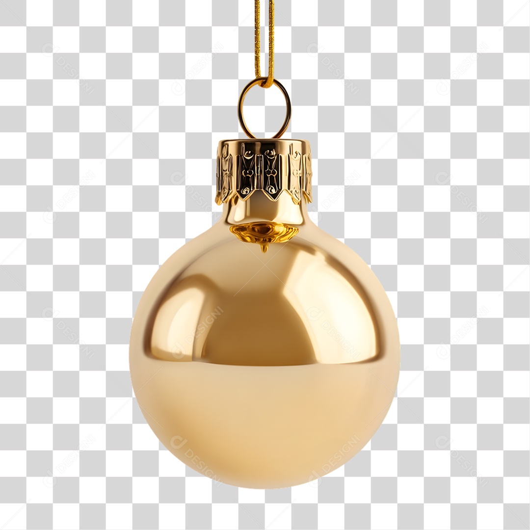 Bola Decoração de Ano Novo PNG Transparente