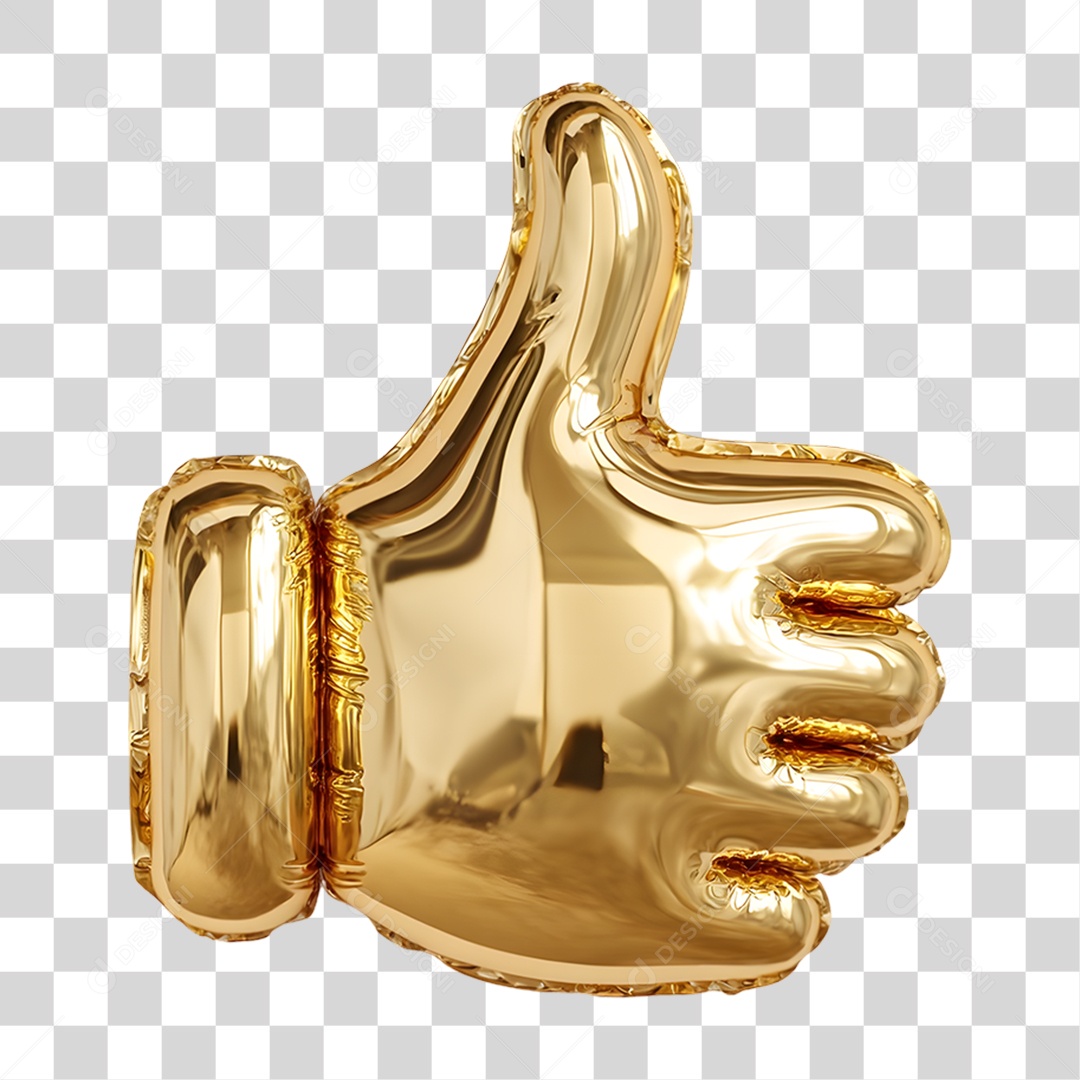 Balão de Curtida Decoração de Ano Novo PNG Transparente