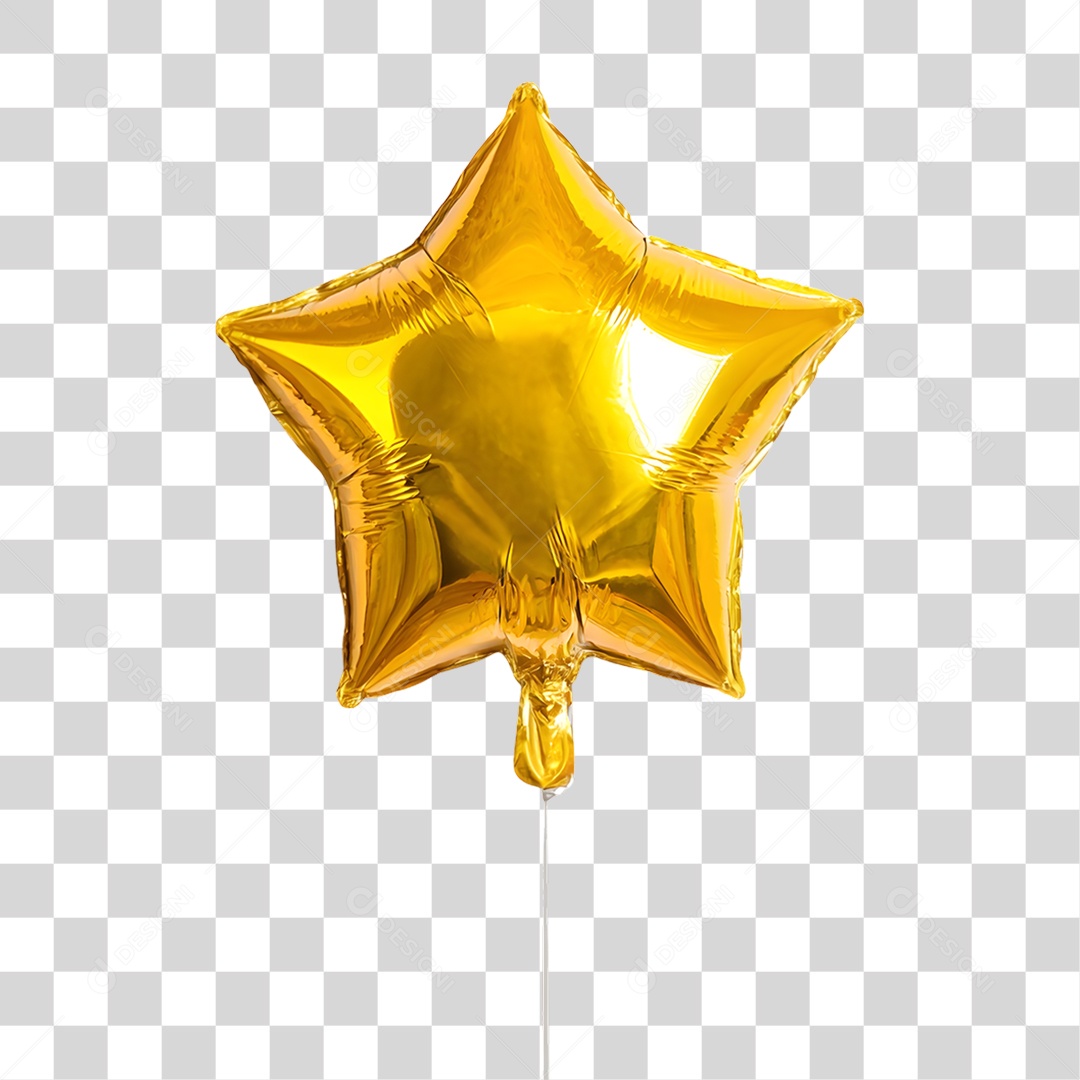 Estrela Decoração de Ano Novo PNG Transparente