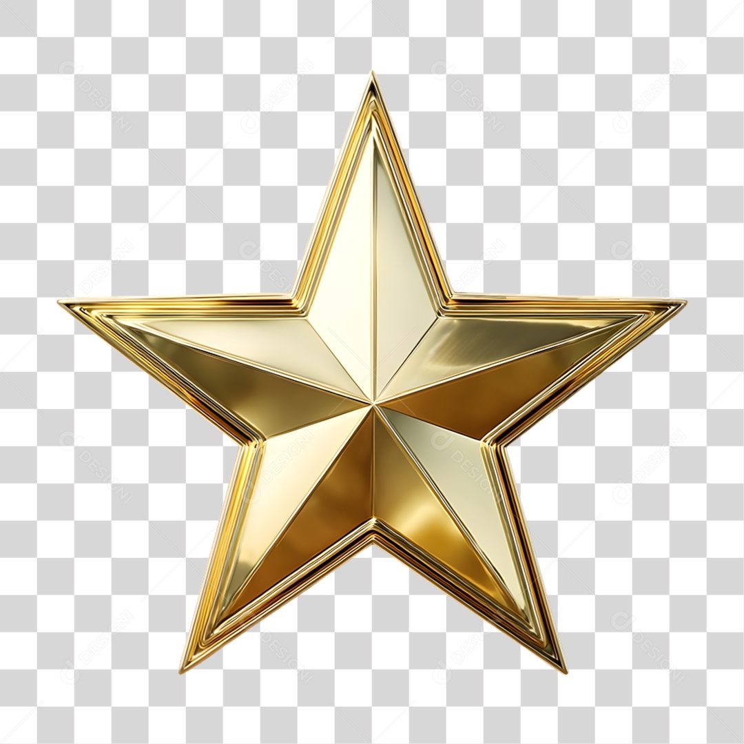 Estrela Decoração de Ano Novo PNG Transparente