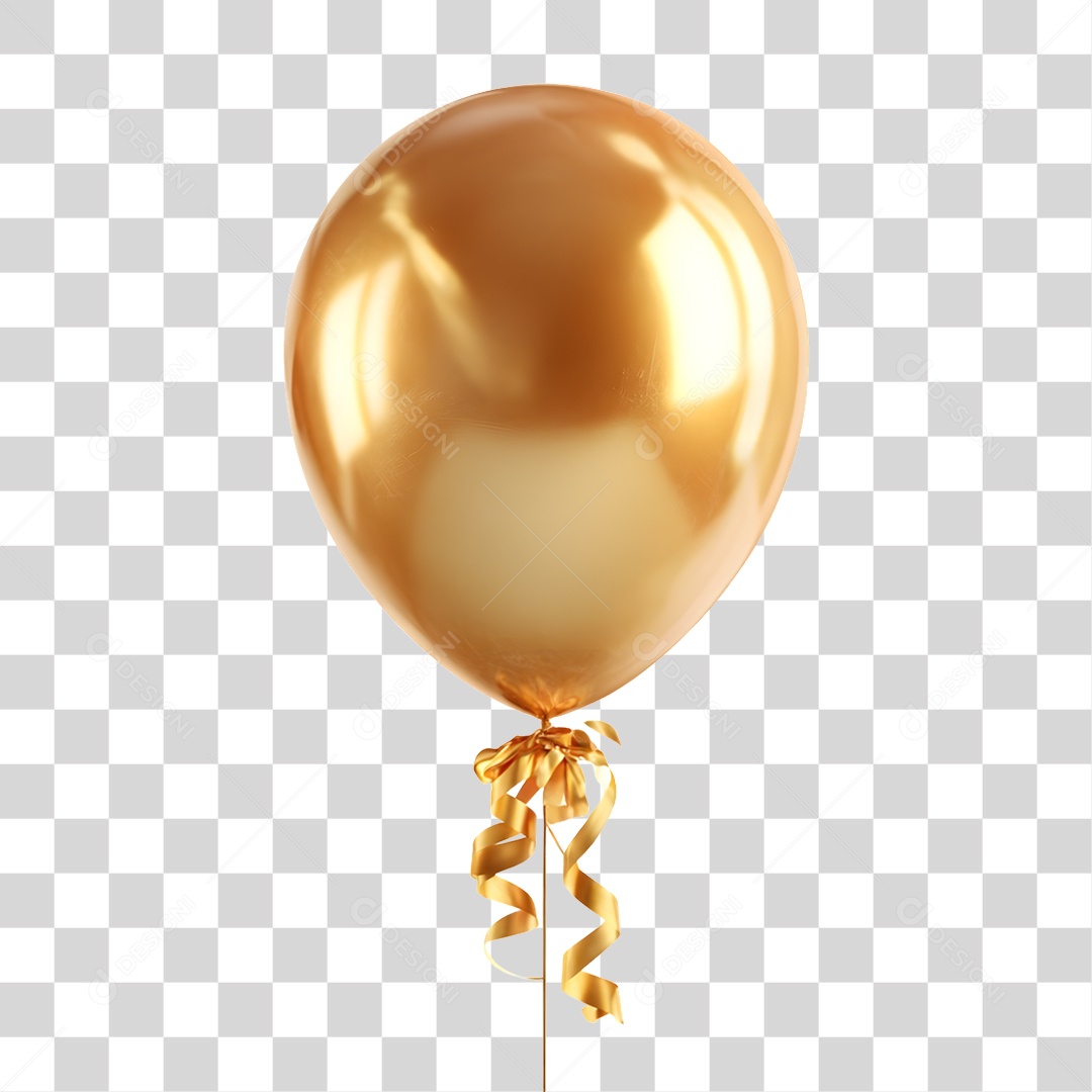 Balão Decoração de Ano Novo PNG Transparente